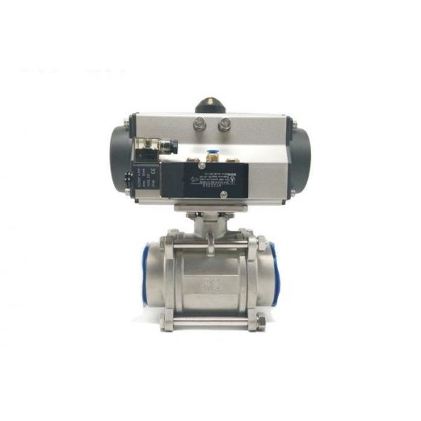 Quality Double Acting Screw Thread Pneumatic Actuated Ball Valve for sale