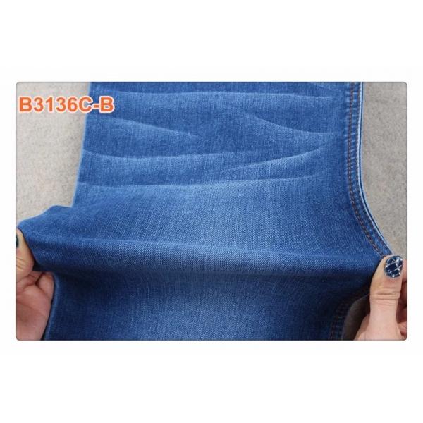 Quality Jeans 10.8oz 97% Ctn 3% Lycra Cotton Spandex Denim Fabric Soft Jean Material for sale