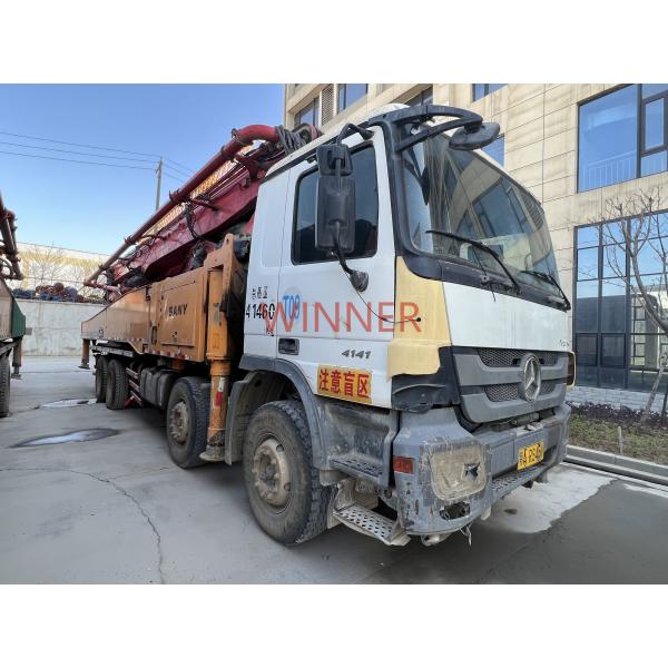 Quality 2012 56m Pump Truck Used Construction Equipment SY5419THB 6 Sections With RZ for sale