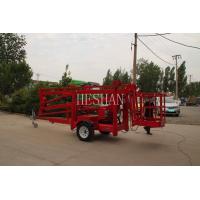 Quality 20M Articulated Hydraulic Aerial Work Platform Towable Telescopic Boom Lift for sale