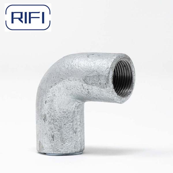 Quality 20mm 25mm Galvanised Conduit Elbow Solid 90 Degree Pipe Bend for sale