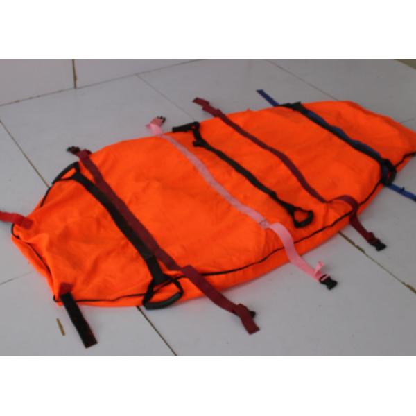 Quality Orange 78cm medical emergency rescue equipment foldable air vacuum mattress for sale