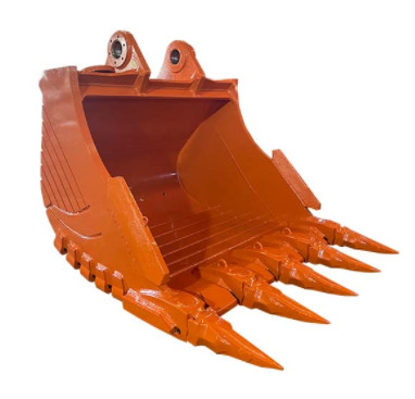 Quality 25T Heavy Duty Rock Bucket , Mining Excavator Bucket For Digging Rock Stone for sale