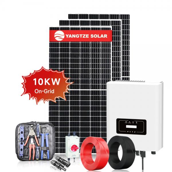 Quality Complete 10kw On Grid Solar Inverter Kits System 3 Phase for sale