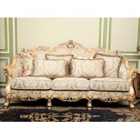 China Champagne 4pcs Empire Royal Classical Sofa Set Vintage 3 Seater Sofa Suites for sale