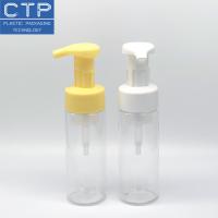 Quality Cosmetic Facial Wash Pump PET Material Smooth Effect 100ml Bottle Use for sale