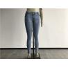 China Custom Ladies Denim Jeans / Stretchy Skinny Jeans Womens Mid Rise Skinny Jeans TW73148 factory