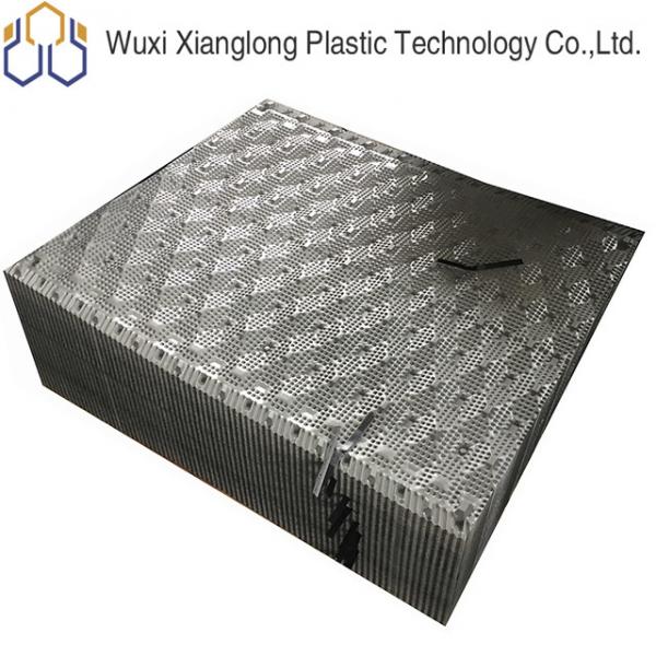 Quality 850X1000mm Cooling Tower Infill Air Cooling PVC Filler 0.32mm-0.6mm for sale