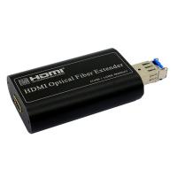China Broadcasting HDMI fiber converter,Non-compress MINI HDMI fiber optical extender,HDMI over a single LC extender for sale