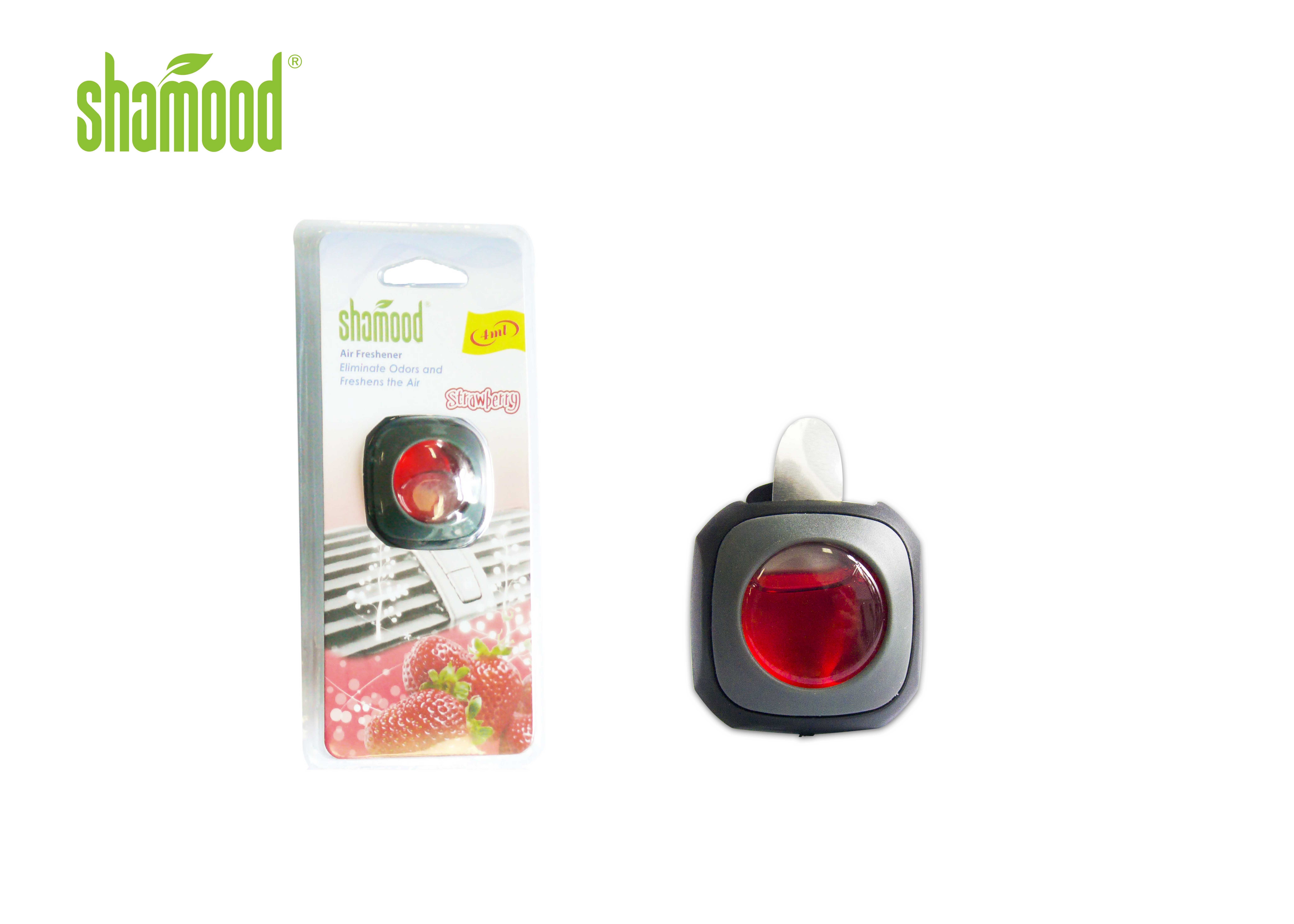 China Strawberry Liquid Car Air Freshener , 4ML Membrane Air Freshener factory