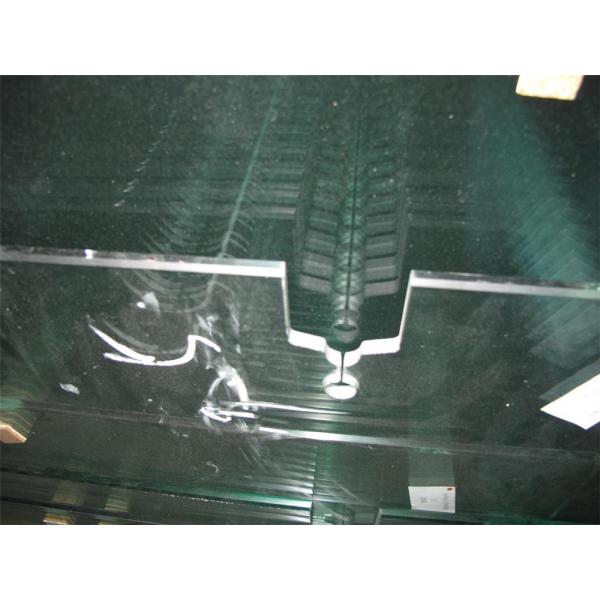 Quality OEM Building Tempered Glass Water Jet Cut Out Construction Tempered Clear Glass for sale
