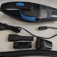 China DC12V Handheld Car Vacuum Cleaner With Cigarette Lighter LED Lamp Plastic Black factory