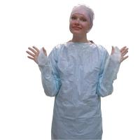 China Lightweight Disposable Work Overalls , Disposable Hospital Theatre Gowns factory