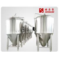 China 3500L 4000L Brewery Stainless Steel Fermentation Tanks With Fully Welded Exterior Shell for sale
