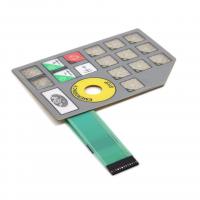 Quality Waterproof Capacitive Membrane Keypad With PET Circuit ZIF Connector for sale