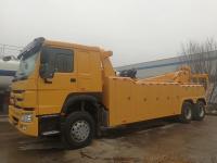 China ZZ1257N5847W 6x4 Road Wrecker Truck With HW76 Cabin And ZF Steering factory