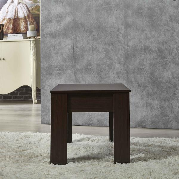 Quality square Dark Brown 15KG Solid Wood Coffee Tables for sale