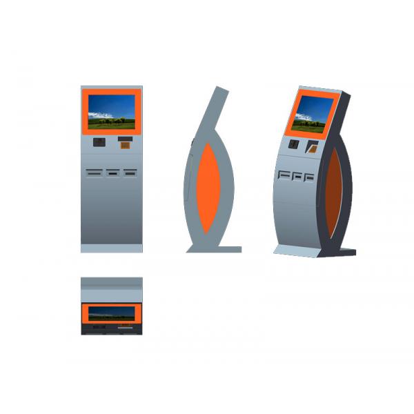 Quality Customized Self Payment Touch Screen Kiosk With Barcode Scanner for sale