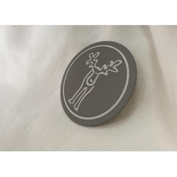 Quality Fancy Soft Custom Rubber Patches , Custom Shoe Patches Garment Accessories for sale