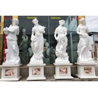 China Outdoor garden marble stone statues four season marble sculpture stone carvings,China stone carving Sculpture supplier factory
