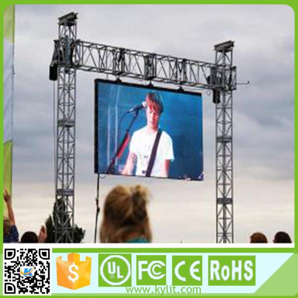 Quality Full Color Led Display Screen Hire , Outside Led Screen 1/13 Scan Driving Method for sale