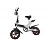 China Green Lightweight Electric Bike , Electric Fold Up Bicycle High Performance factory