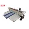 China Safe Fabric Sample Cutting Machine Only 6Kg Fabric Swatch Cutter With Laser Alignment Cutting factory