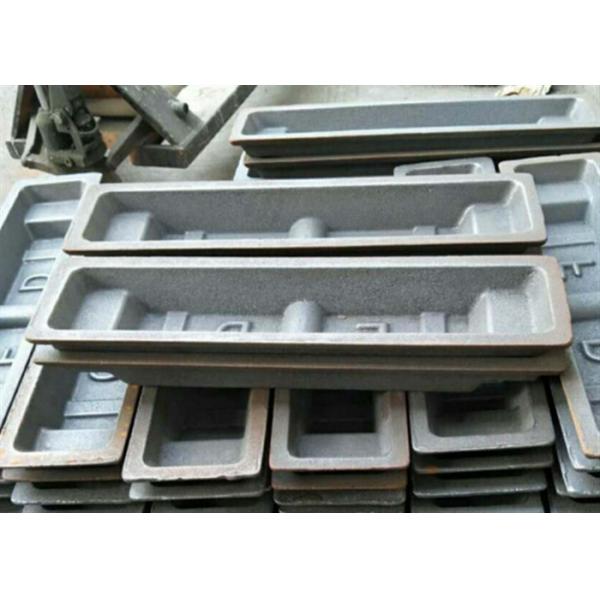 Quality Cast Steel Metal Ingot Molds Aluminum Lead Zinc Metal V Method Process for sale