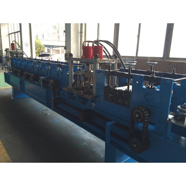 Quality Carbon Steel , GI Rack Roll Forming Machine Angle Size 65mm Shaft Dia for sale
