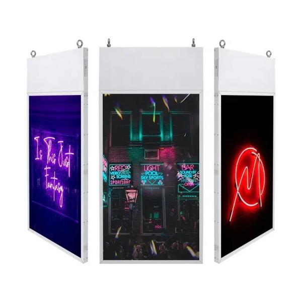 Quality LCD Hanging Window Advertising Screen Display Android Wifi 49 Inch High Brightness for sale