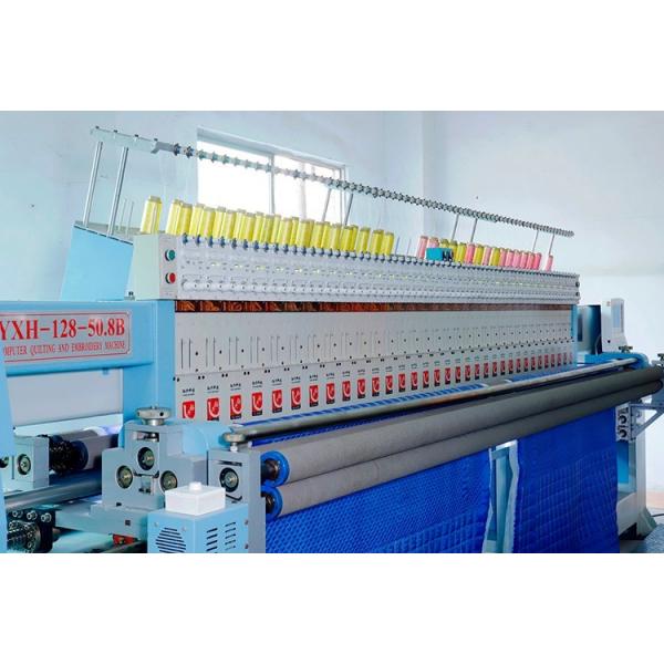 Quality 50 Needles 1000RPM Embroidery Quilting Machine For Bed Cover for sale