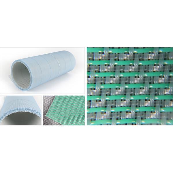 Quality 300gsm Polyester Mesh Fabric Spiral joint For High Speed Paper Machine for sale