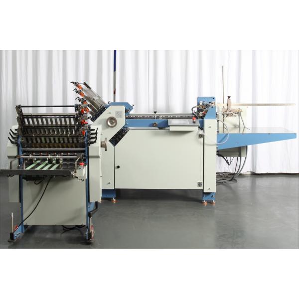 Quality 380V Automatic Cross Fold Paper Folding Machine For Pharmaceutical Leaflets for sale