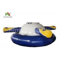 China 0.9mm PVC Tarpaulin Inflatable UFO Climbing Water Boat Toy Heat Sealed SGS EN71 factory
