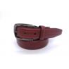 China Fashionable Handmade Embossed 100% Cow Leather Belt For Work Business factory