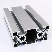 China Decorations Extruded T Slot , Silver Anodized T Slot Aluminium Extrusion factory