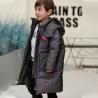China Bilemi Camel Solid Color Boys Parkas Fashion Warm Long Down Jacket Kids Winter Coats factory