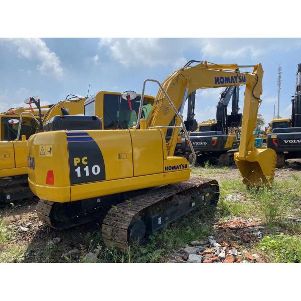 Quality Komatsu PC110 Used Excavator Equipment Used Hydraulic Excavators With 0.48m3 for sale