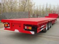 China 3 Axle Low Bed 11.00r20 Heavy Duty Semi Trailers factory