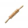 China Handheld Round 38cm Wooden Massage Roller Stick For Fascia factory
