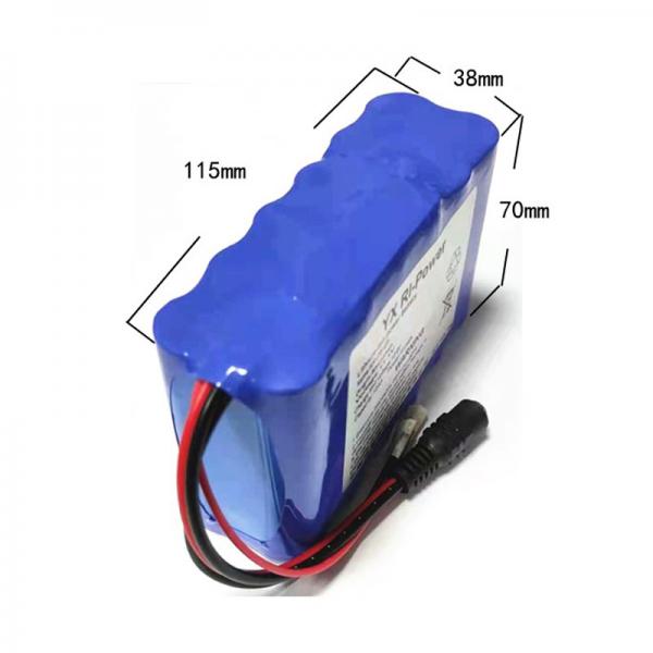 Quality Overdischarge Li Ion Battery Pack , 12v Lithium Battery Pack 10000mAh for sale
