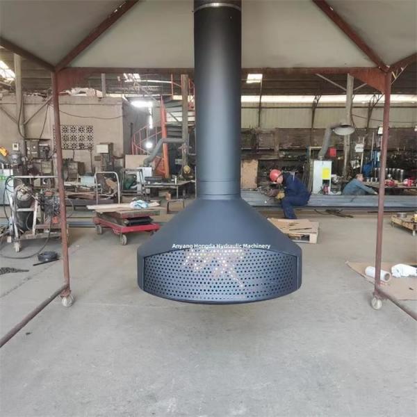 Quality Europe Hanging Wood Burning Stove Decorative Ceiling Suspended Fireplace for sale