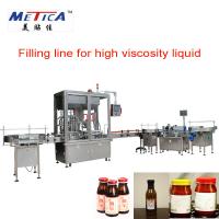 Quality SS316 Pet Bottling Line Tomato Sauce Jam Filling Machine 9000mm Length for sale
