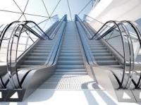 China Speed 100 fpm Elevator Escalator With Round Handrail Inlet Cap And Clearly Contrasted Floor Plate factory