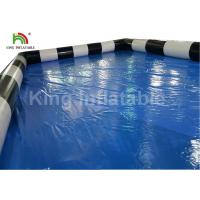 China Commercial Blue Inflatable Swimming Pool For Adults Fun With CE Blower factory