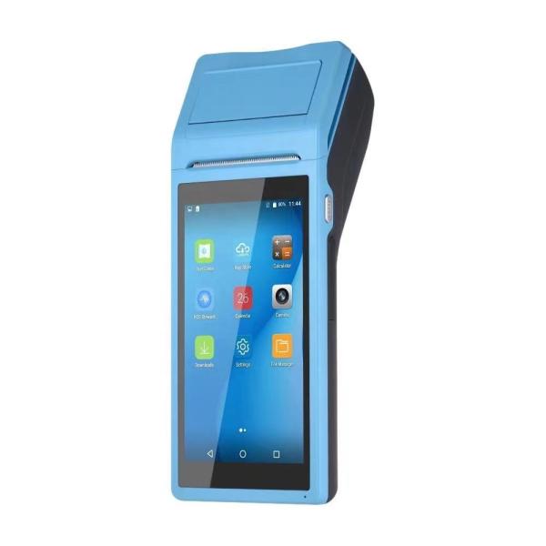 Quality Sim Card POS Terminal Machine Thermal Printer 1D 2D Barcode Reading for sale