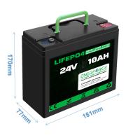 China 24V 10Ah LFP Lifepo4 Battery For Mobility Scooter Golf Cart Buggy Go Kart factory
