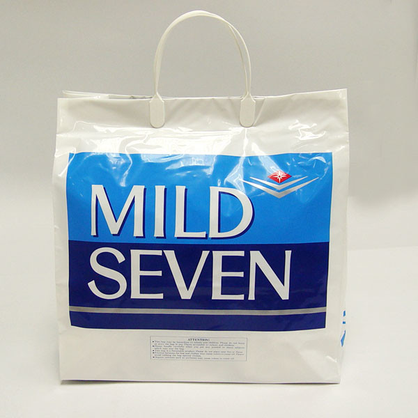 Quality HDPE Promo Patch Handle Carrier Bags Reusable And Biodegradable for sale