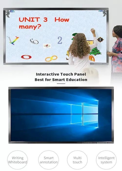 3840X2160P Smart Teaching Board Free Whiteboard Software For Classroom ...