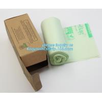 China Eco Friendly Biodegradable Plastic Compostable Garbage Bags On Roll, Compostable Disposable Colored Plastic Garbage Bag for sale